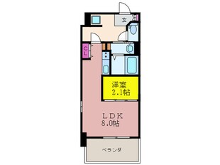 Axis Bldの物件間取画像